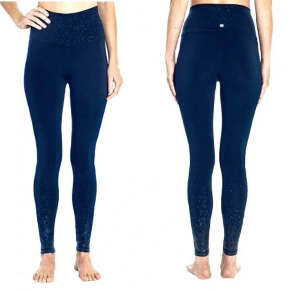 Zobha Shine Leggings High Waisted Navy Ombré S - Picture 8 of 8